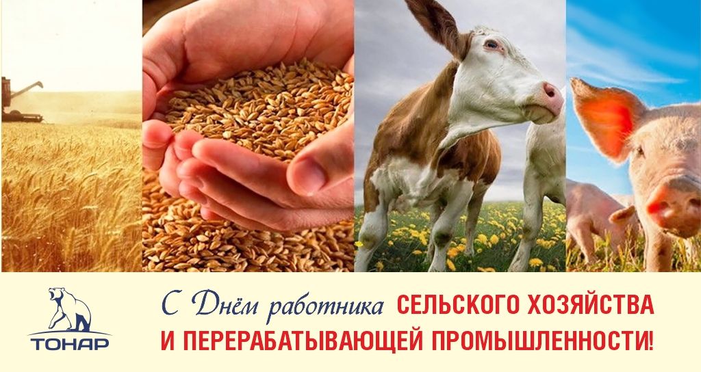 С Днём работника сельского хозяйства и перерабатывающей промышленности!