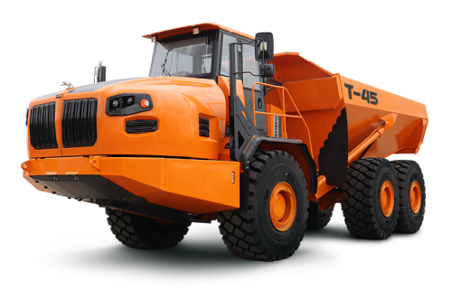 Шарнирно-сочлененный самосвал Тонар-7508