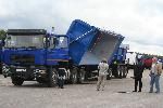 Первая часть из крупной партии автопоездов  Тонар-