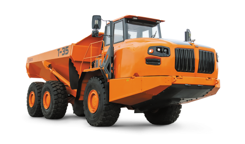 Шарнирно-сочлененный самосвал Тонар-7507